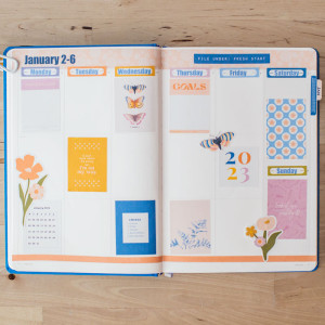 January Wk 1 Planner -- Hybrid