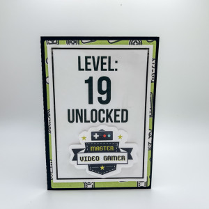 Gaming Birthday Card Outside