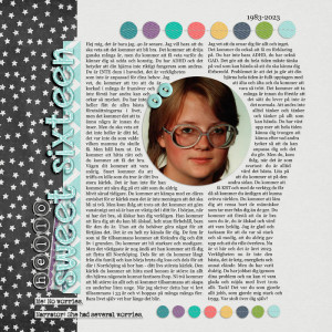 January 10 Photo&Words - Hello Sweet Sixteen
