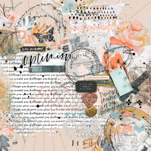 Optimism [MOC11 January 2: Art Journaling]