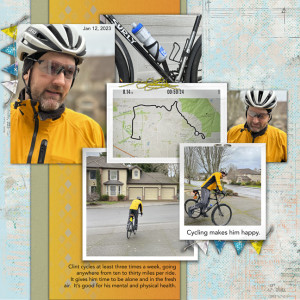 Day 12 Cycling Makes Him Happy