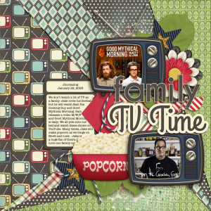 MOC11 - day 22 Family Tv Time