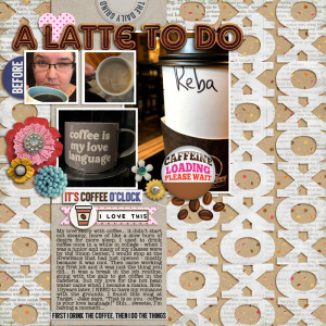 MOC11 - day 25 Coffee Love Story