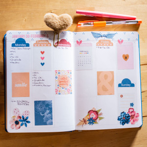 Feb Week 1 planner - hybrid