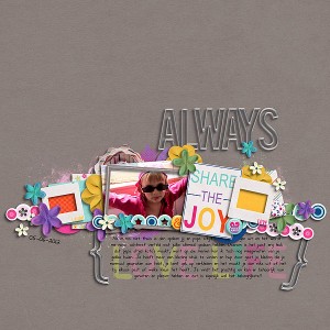 Always share the joy