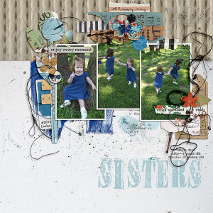 Sisters- for March 2023 Rachel Jefferies Mixed Media Designer Challenge