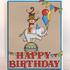 Big Top Birthday Card