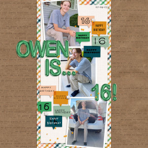 Owen Is 16!