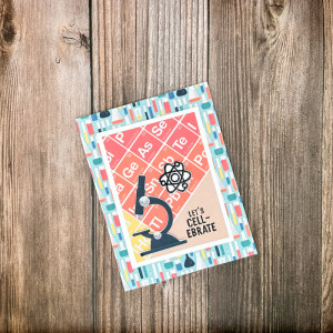 Journal Card Turned Card