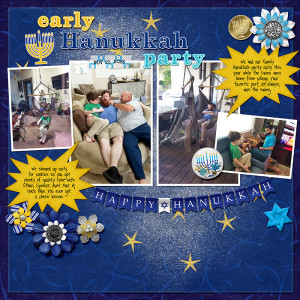 early Hanukkah party
