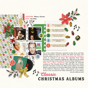 Dec 23 Journaling Challenge: Classic Christmas Albums