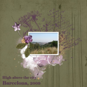 High above the city
