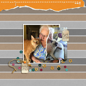 MOC 5 - Torn Photos Collage- Hank and Arnie