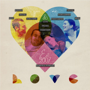 Love & Life Apart & Together In A Venn Diagram [MOC Day #13: Venn Diagram]