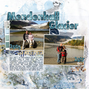 2017 2005 Mendenhall Glacier