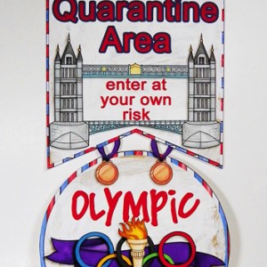 Olympic Door Sign