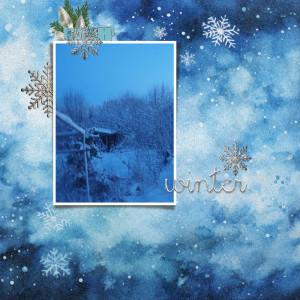 January 24. Blurring the foreground