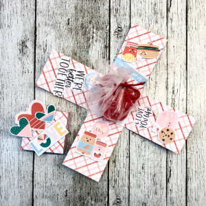 Mini Exploding Box - hybrid - unfolded