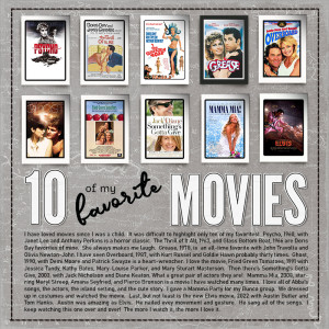 Feb Journal Chal 10 Favorite Movies