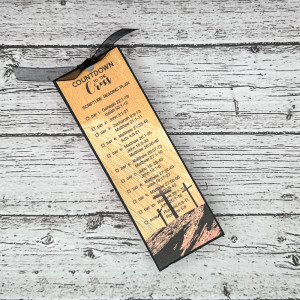 Countdown to the Cross Bookmark