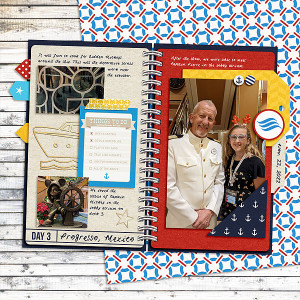 2022 Disney Cruise - Janette and the Captain