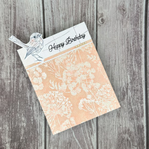 Emboss Resist Birthday Card
