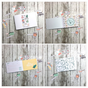 Lay flat recipe book - front and back