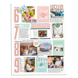 Week 19 Memory Planner - Left Page