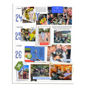 Week 21 Memory Planner - Right Page
