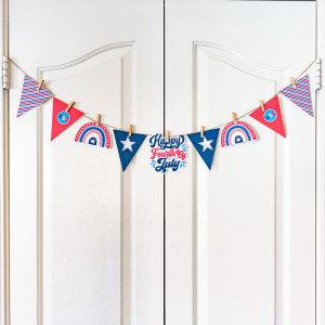 4th of July Bunting (hybrid)