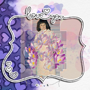 NBK Double Exposure Christina And Crocuses