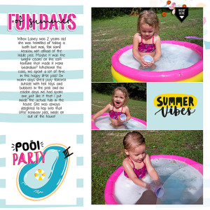 Pool Fun (Left Side)