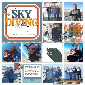sky diving