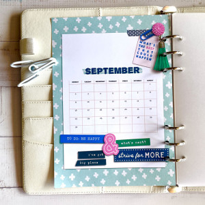 September Planner Calendar (hybrid)