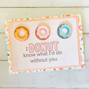 Donut Thank You card