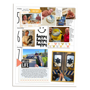 Week 27 Memory Planner (Right)