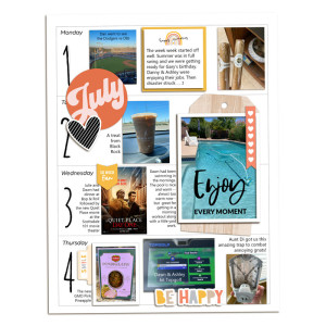 Week 27  Memory Planner (left)