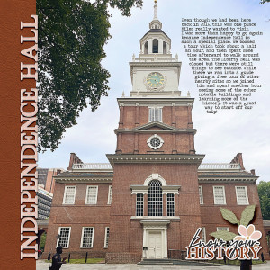 independence hall - left side