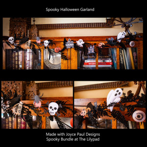 Spooky Halloween Garland (hybrid)