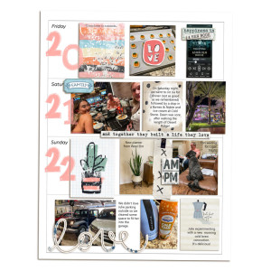 Week 38 Memory Planner (right)