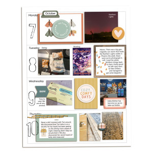 Week 41 Memory Planner (left)