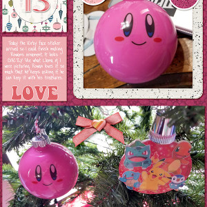 December album - Kirby ornament