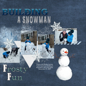 Building A Snowman - Frosty Fun