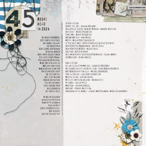 TMM Chall 4 - Number It: 45 Books Read In 2024