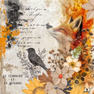 Le Corbeau et le Renard.