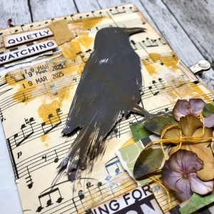 Junk journal - Sign close up
