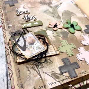 Hybrid Art Journal - close up