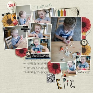 Creating with Playdough