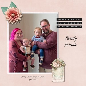 Family Portrait James And Bailey 2025