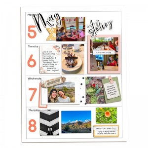 Week 19 Memory Planner (left)